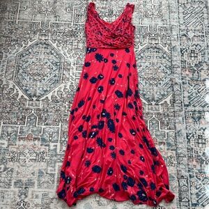 Boden | Georgia Ruched Empire Waist Maxi sz 8